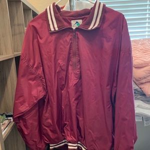 VTG AugustaSportswear Maroon Pullover WarmupJacket